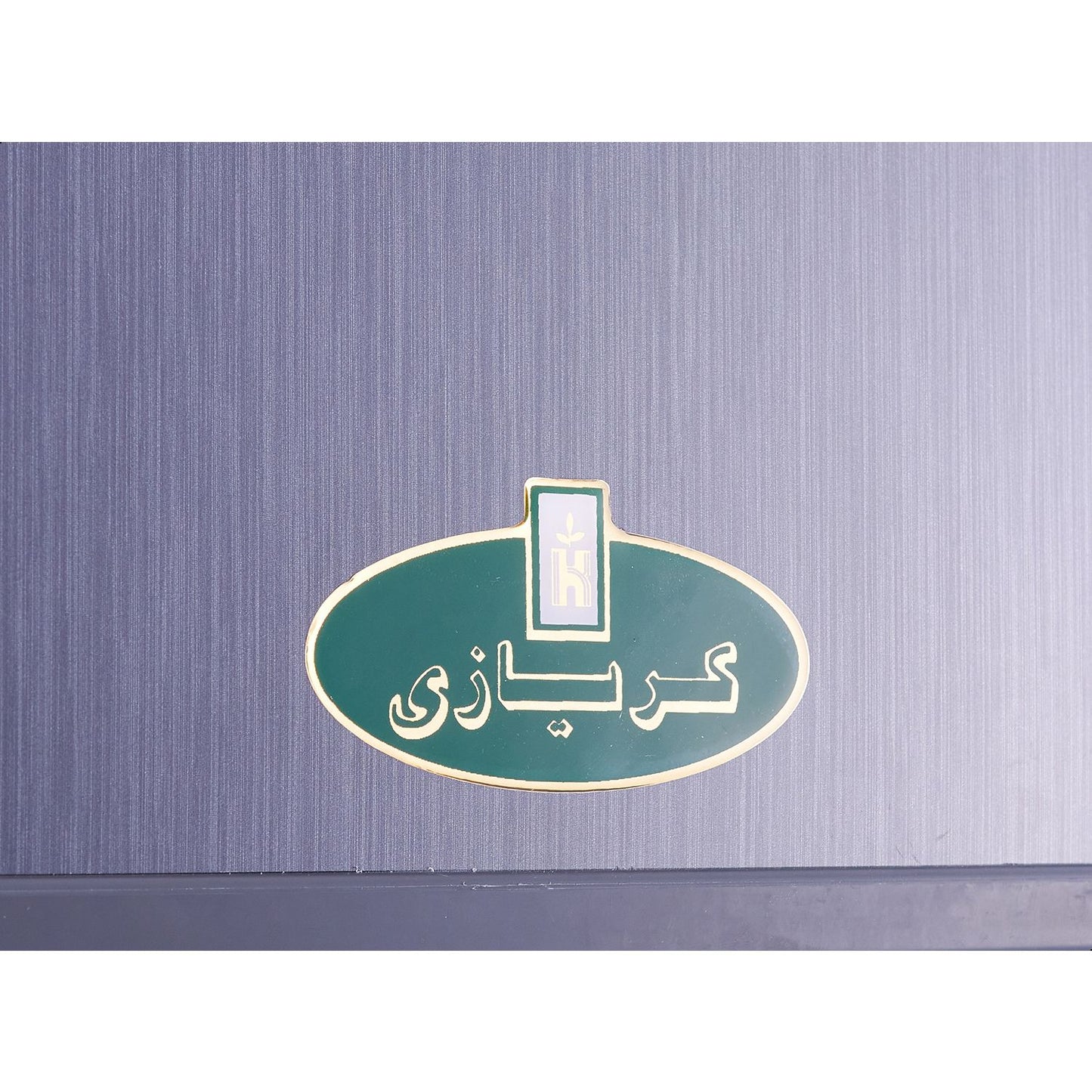 ثلاجة بفريزر علوي كيريازي E470 ، سعة 450 لتر ، نوفروست ، لا ، اسود