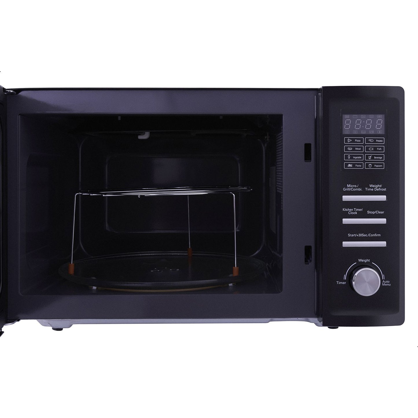 Microwave With Grill Tornado, 36 Liters, 1000 Watts, Black - MOM-C36BBE-BK