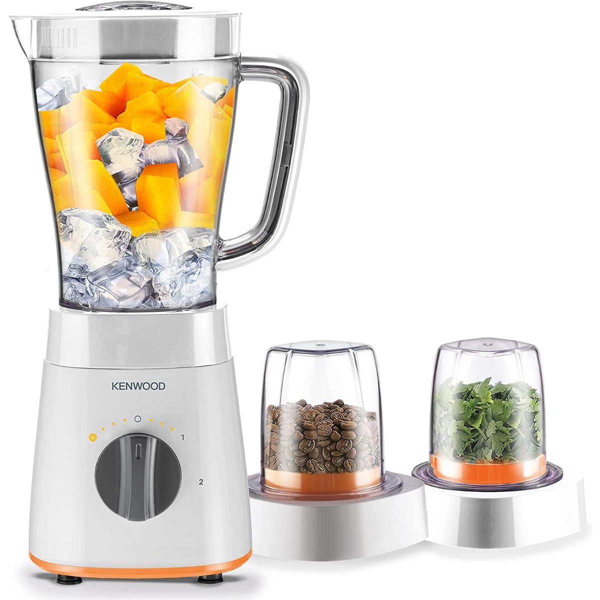 خلاط كينوود ، 500 وات ، ابيض - BLP15.36WH
