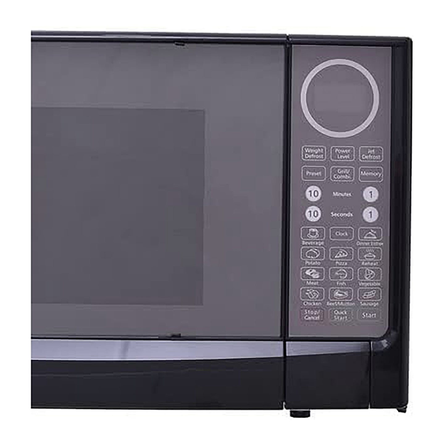 جالanz, سعة 38 لتر, 1000 وات, اسود - D100N38ATP-SS