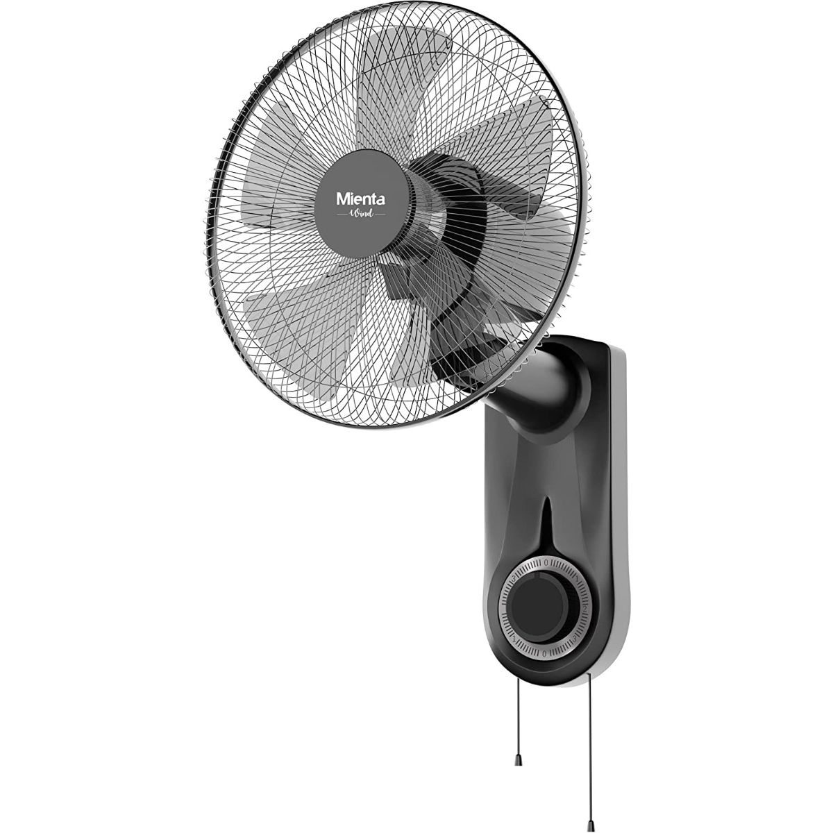 مروحة حائط مياتا ، مقاس 18 بوصة ، اسود - WF50138A