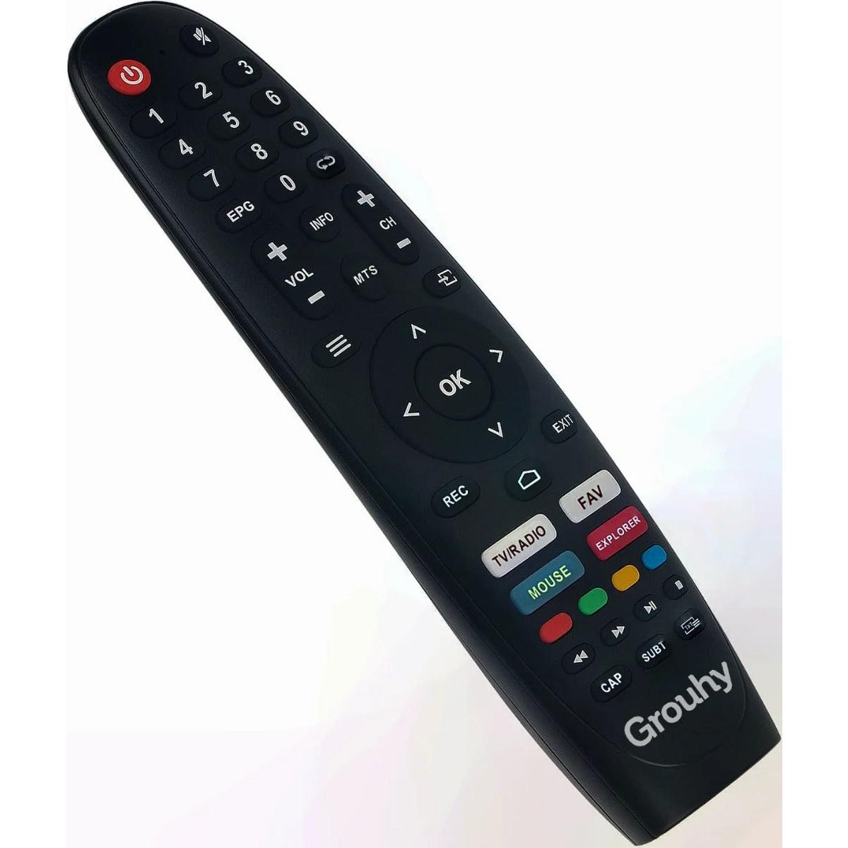 تلفزيون سمارت جروهي ، مقاس 55 بوصة ، ليد ، دقة 4K UHD ، ببريــسفر داخلي - GLD55SAWOR.F