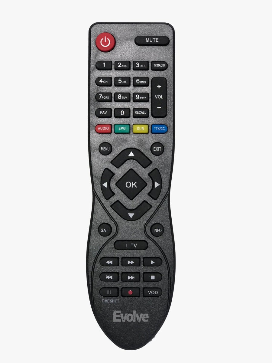ريسيفر ايفولف 2000 Pro ، دقة FHD ، اسود - 2000 برو