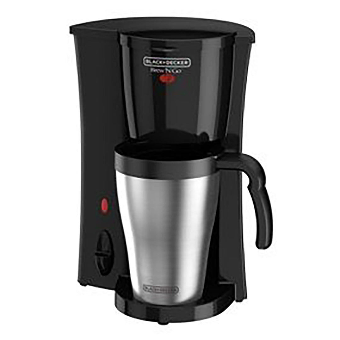 Black+Decker Coffee Maker DCM18S, 2 Cup Capacity, 800 Watt, Stainless Steel