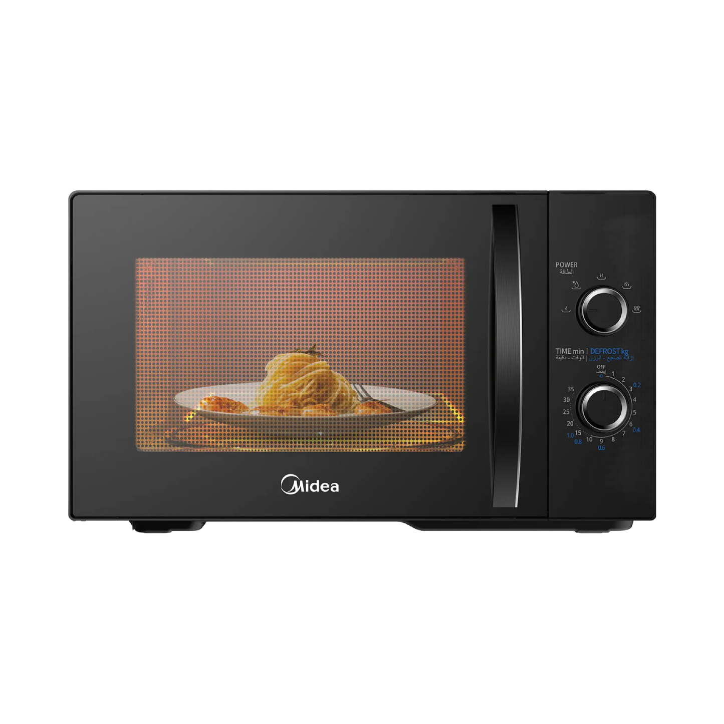 ميكروويف مايديا منفرد بسعة 25 لتراً - ميكانيكي MM8P022KG-BK