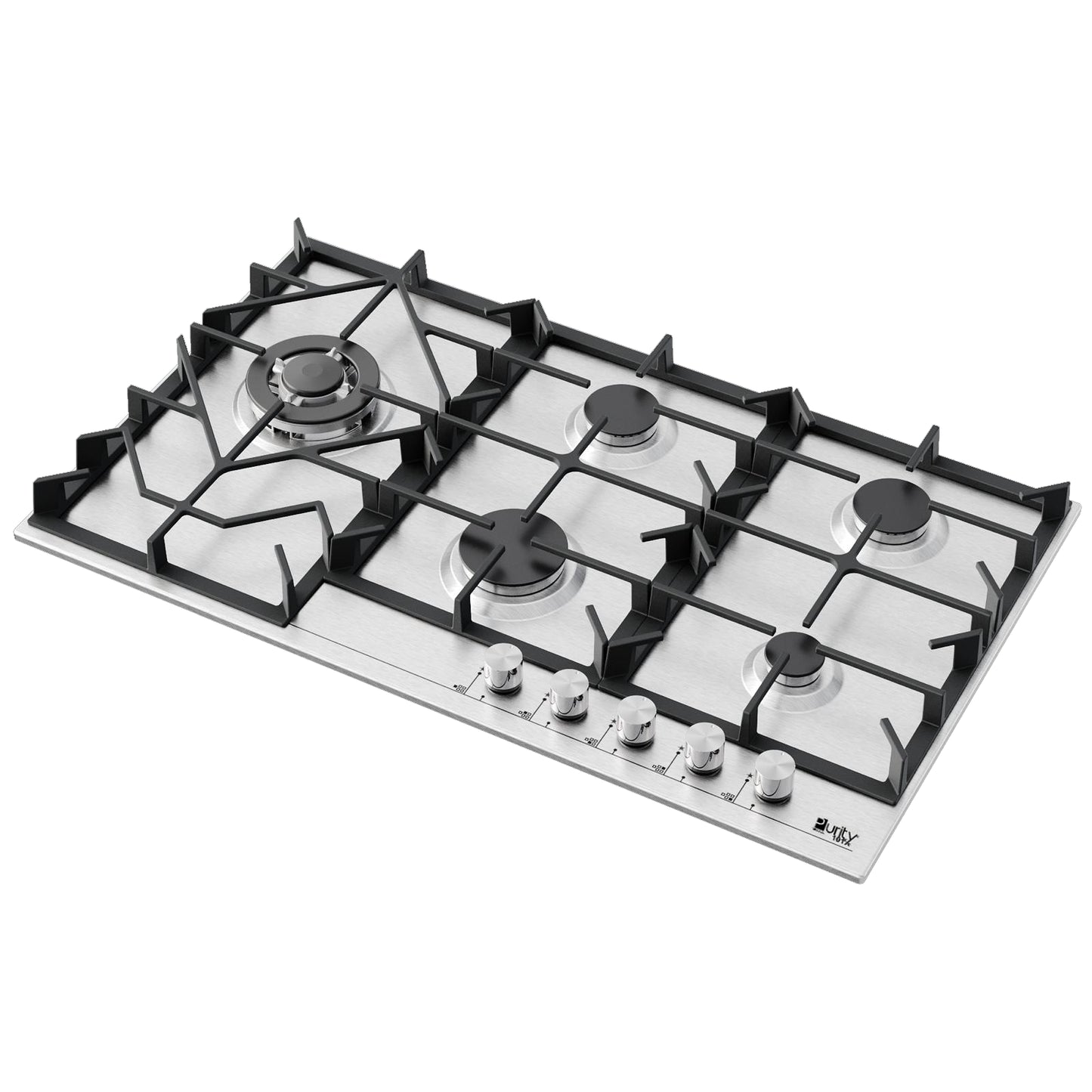 بيورتى مسطح غاز 90سم استانلس شعلهHPT908S – Gas Hob 5 Heavy Duty