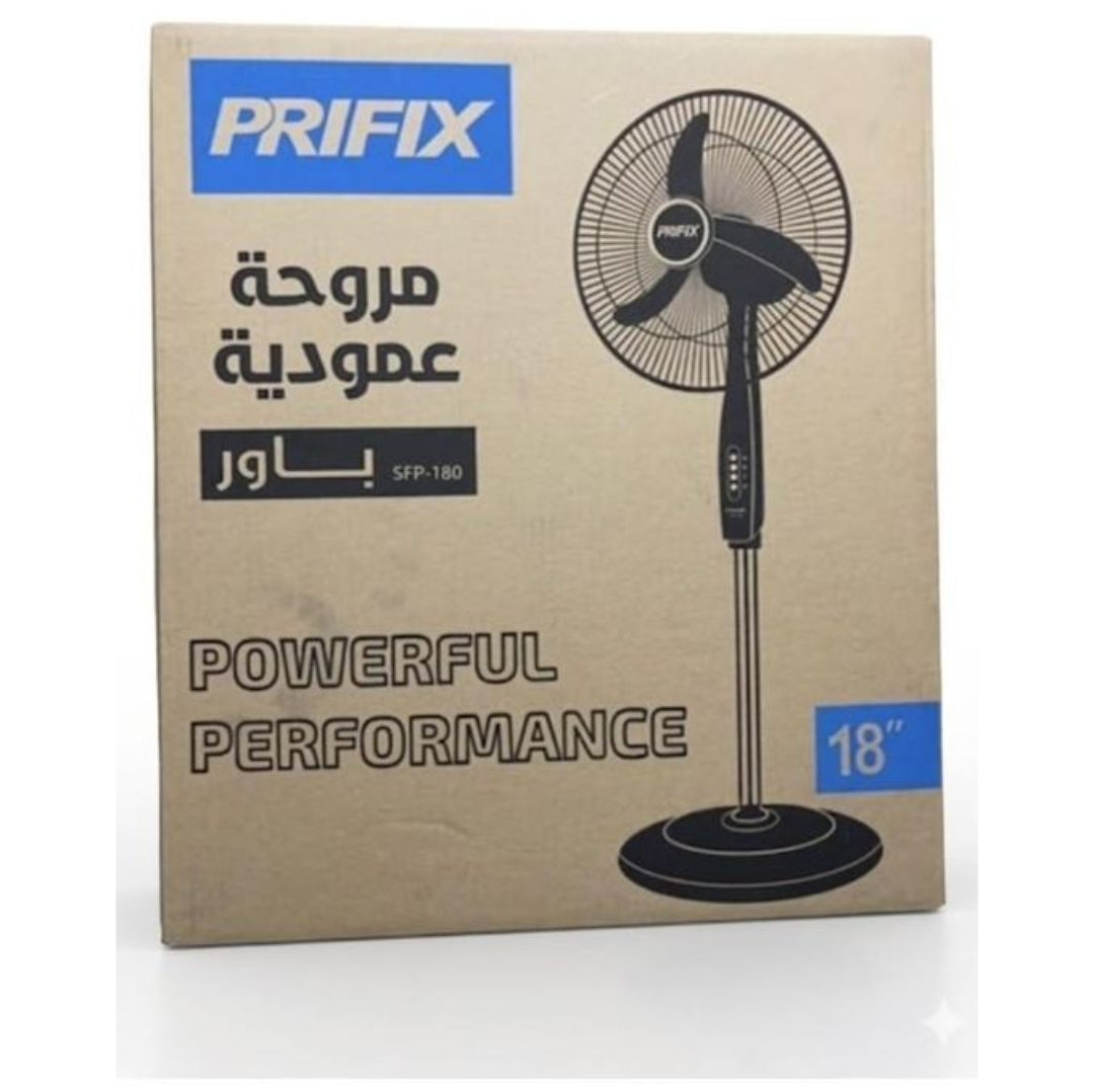 Prifix مروحة ستاند باور برفكس، 18 انش اسود
SFP180-