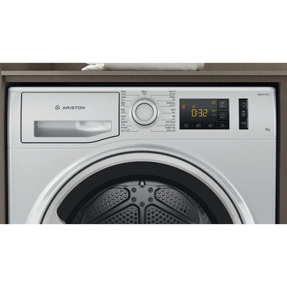 غسالة ملابس تحميل امامي شارب ES-FP914CXE-S ، سعة 9 كجم ، فضي