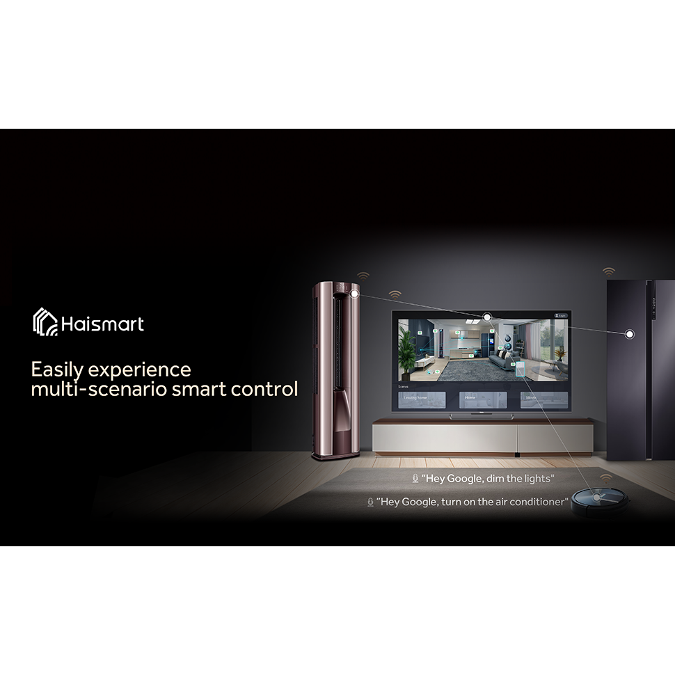 تلفزيون سمارت هاير ، مقاس 55 بوصة ، QLED ، دقة 4K UHD ، ببريسفر داخلي - H55S90EU