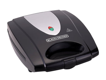 Black & Decker Sandwich Maker, 1400 Watt, Black - TS4080-B5