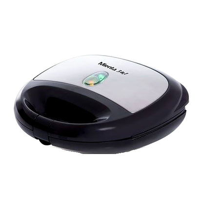 Mienta Sandwich Maker 3 Plates 750W Black - SM27409A