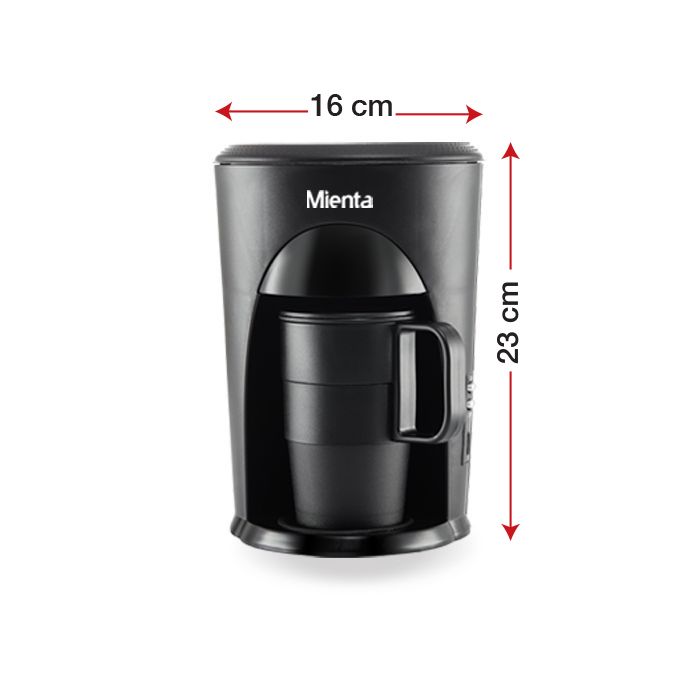 ماكينة قهوة مينتا ، سعة 2 كوب ، 2 كوب ، 460 وات ، اسود - CM31716A