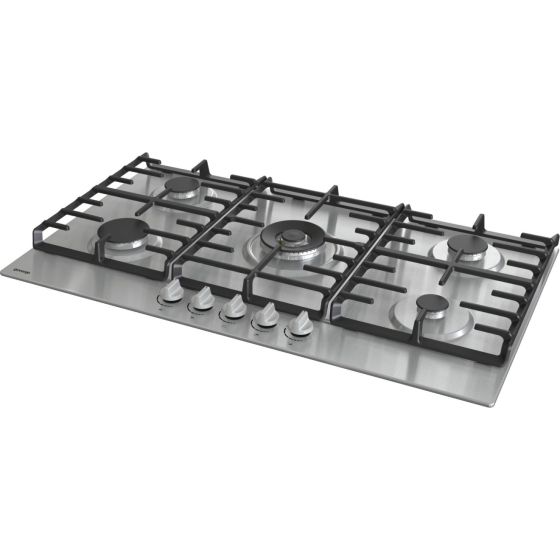 Gorenje Gas Built-In Hob GW9C51X, Silver, 5 Burners, 90cm