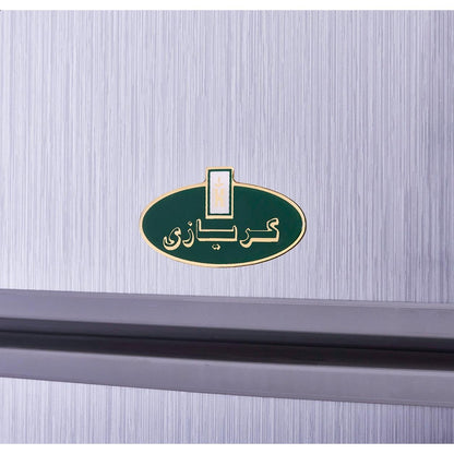 ثلاجة بفريزر علوي كيريازي Zomoroda ، سعة 450 لتر ، نوفروست ، لا ، فضي - E470NV/2