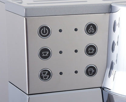 ماكينة اسبريسو ديلونجي ، سعة 2 كوب ، 1450 وات ، فضي - EC 850.M