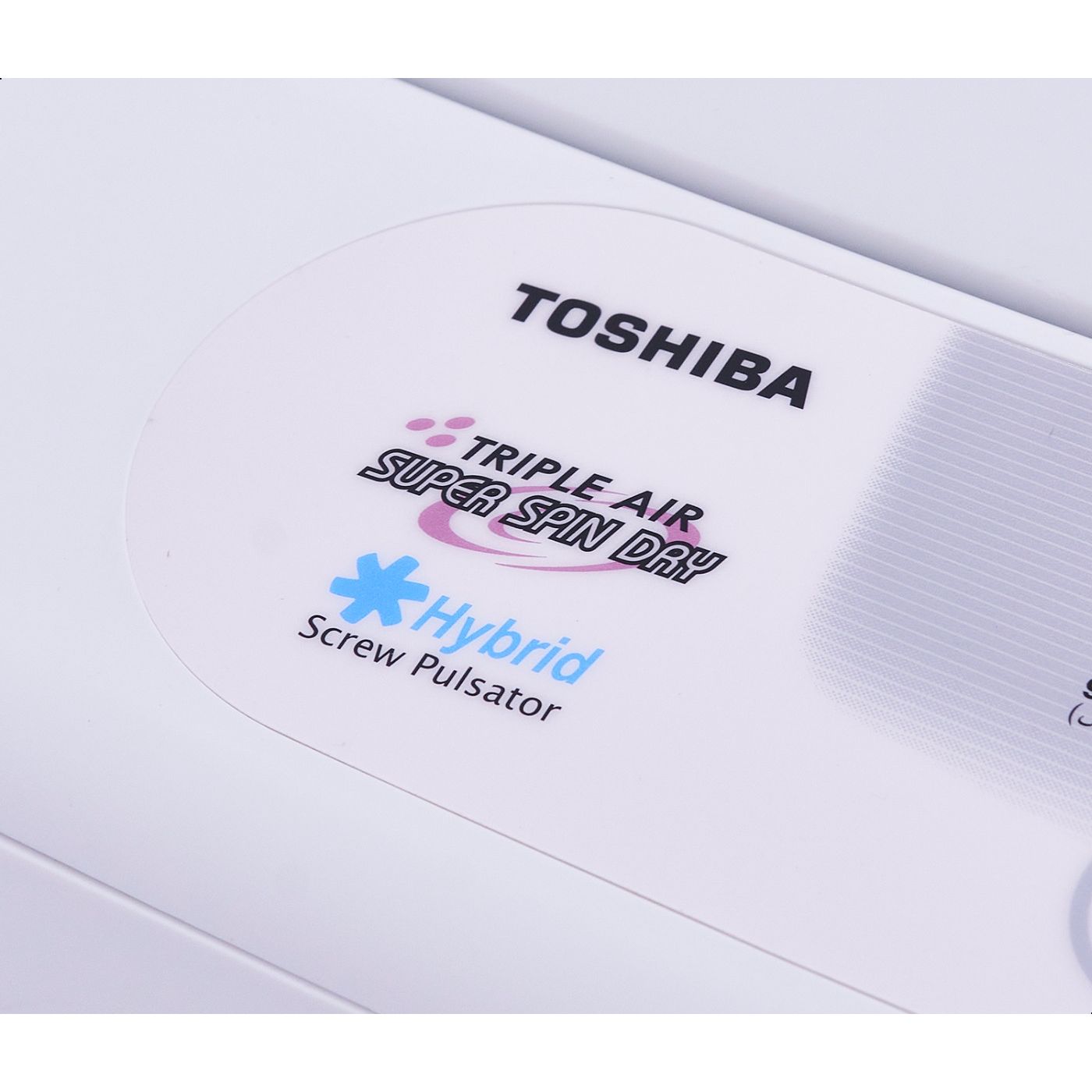 غسالة فوق اوتوماتيك توشيبا AEW-8460SP ، سعة 8 كجم ، ابيض