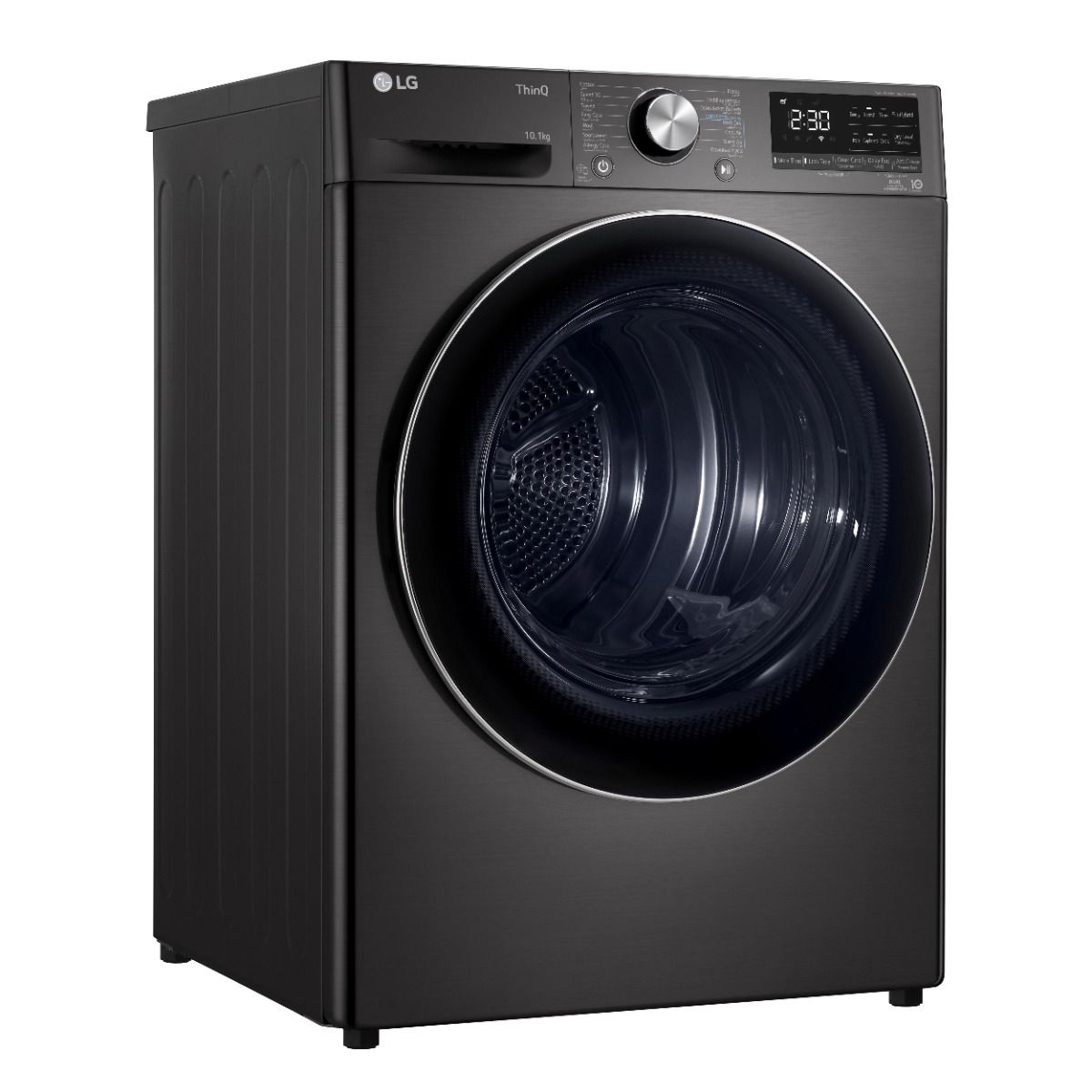 مجفف ملابس ال جي ، سعة 10.1 لتر ، اسود - RH10V9JV2W