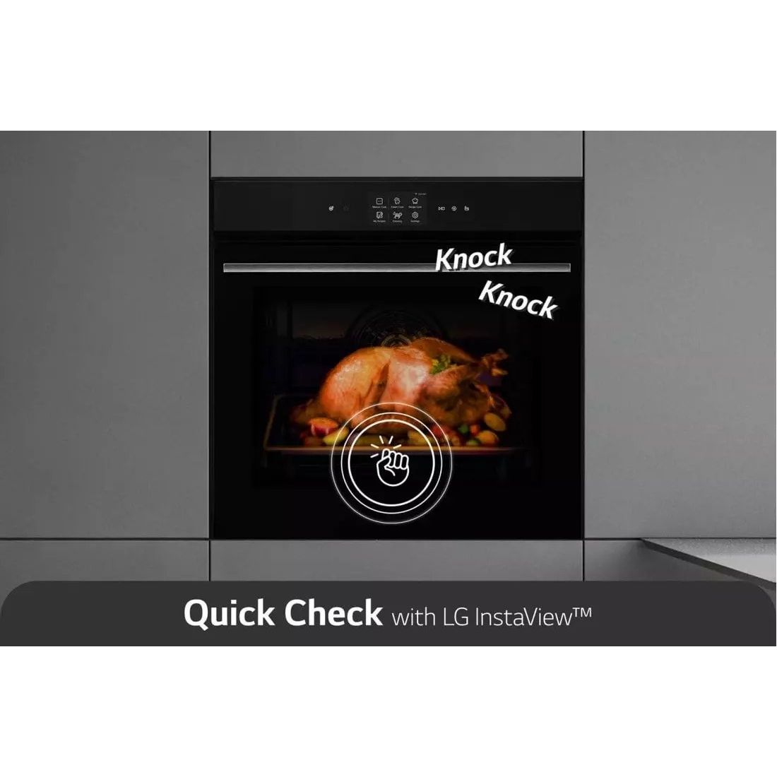 LG Built-In Electric Oven 60cm, 76 Liters, Black and Silver - WSED7667M.BBMZEEC
