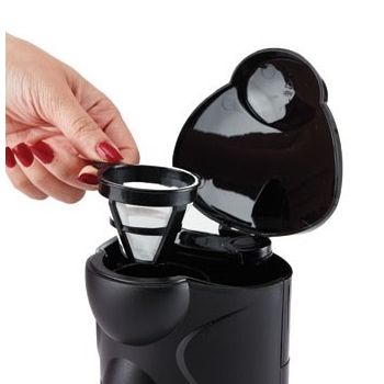 ماكينة قهوة مينتا CM31416A ، سعة 1 كوب ، 300 وات ، اسود