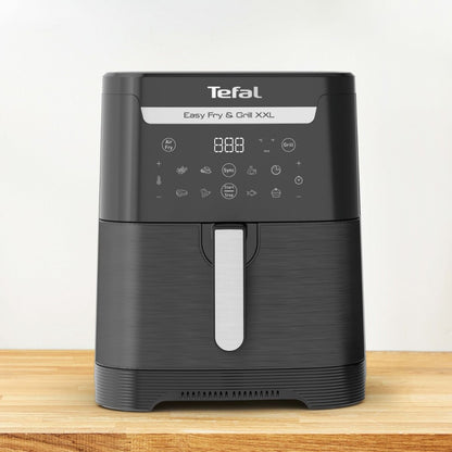 Easy Fry & Grill XXL Digital Tefal Air Fryer, 6.5 Liters, 1800 Watt, Black - EY8018EG