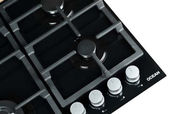 بوتاجاز بلت ان مسطح غاز اوشن - OGGHF 64 NI PRO SV, اسود, 4, 60 سم