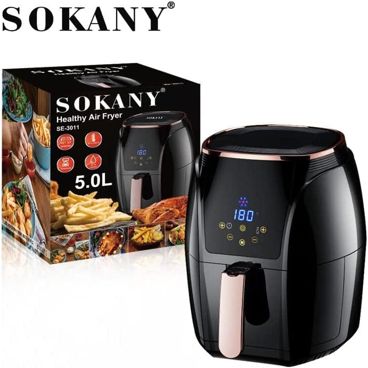اير فراير سوكاني ، سعة 5 لتر ، 1500 وات ، اسود - Sk-3011