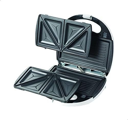 Kenwood 2-in-1 Sandwich Maker, 700 Watt, White - SMP01.A0WH