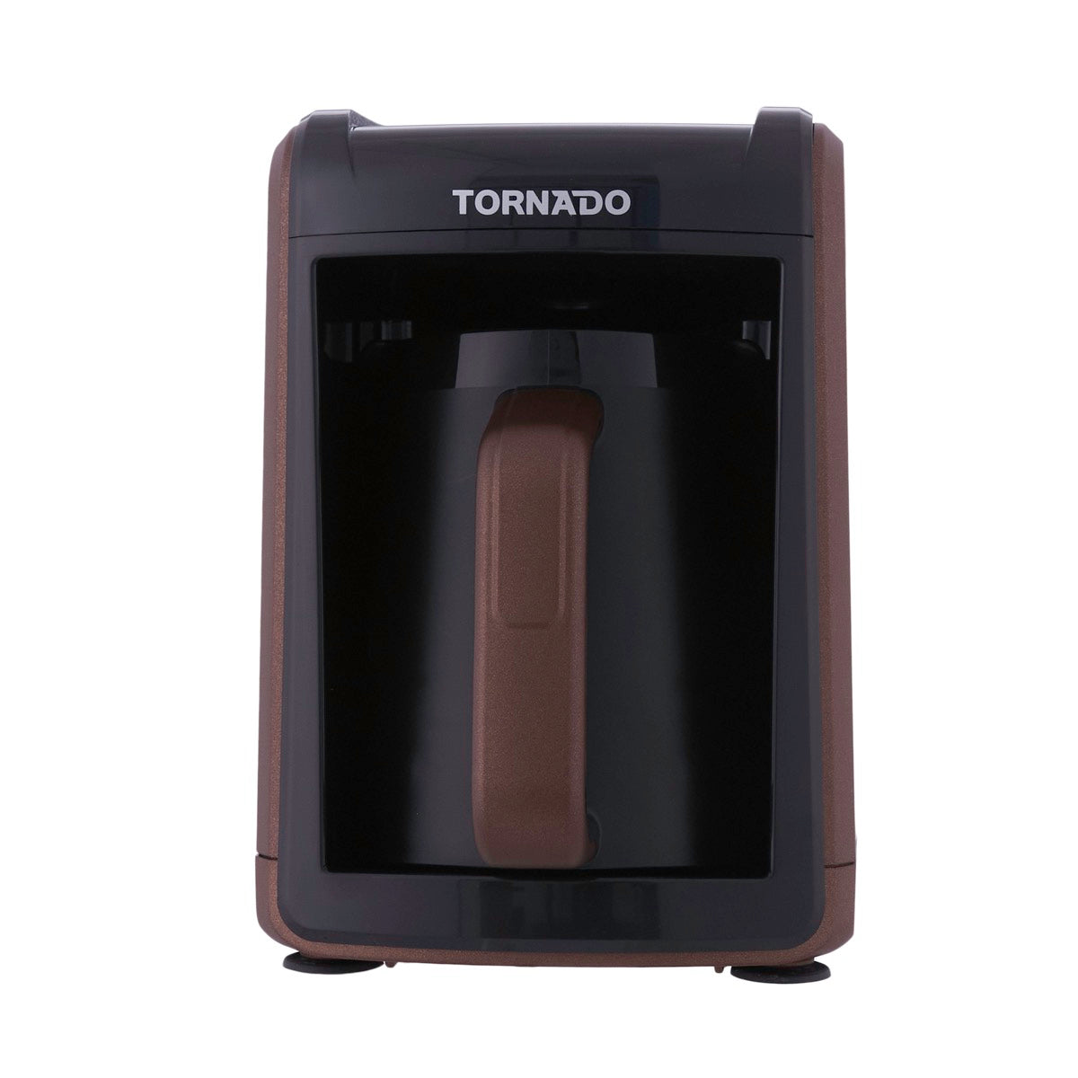Tornado Turkish Coffee Maker 4 Cups, 535 Watt, Brown - TCME-100-MILK