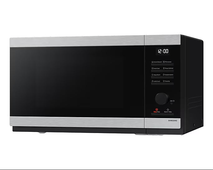 ميكرويف بشواية سامسونج ، سعة 32 لتر ، 1000 وات ، اسود وفضي - MS32DG4504AT