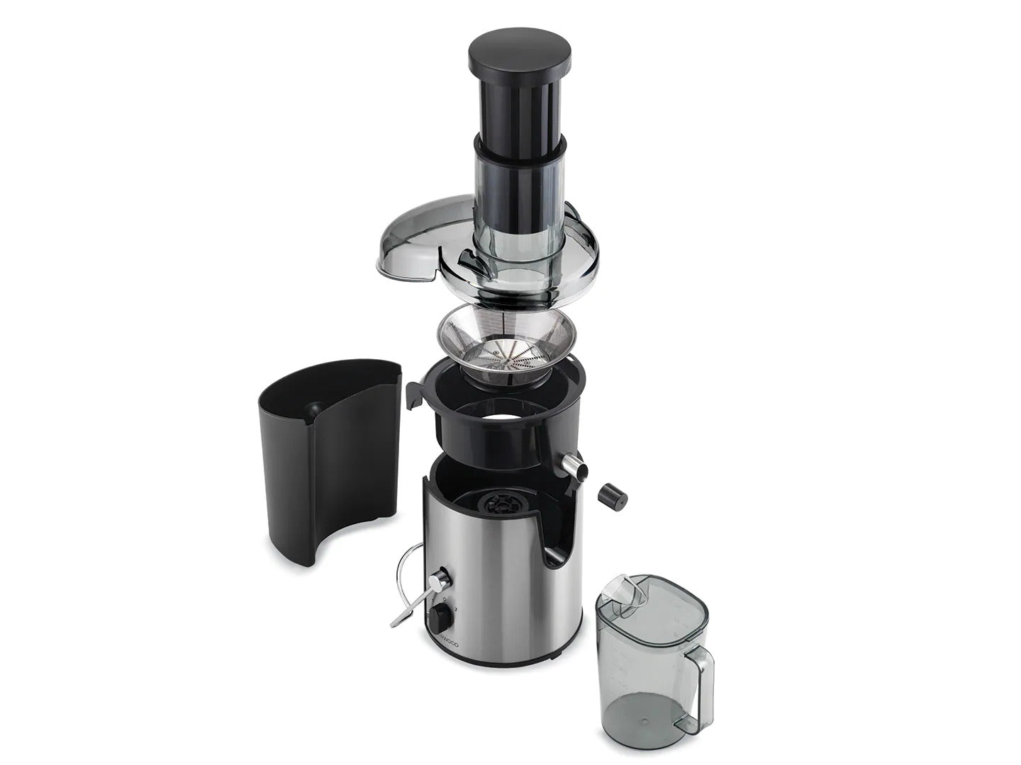 عصارة فواكه كهرباء كينوود اكسنت كوليكشن ، 800 وات ، اسود وفضي - JEM02.A0BK