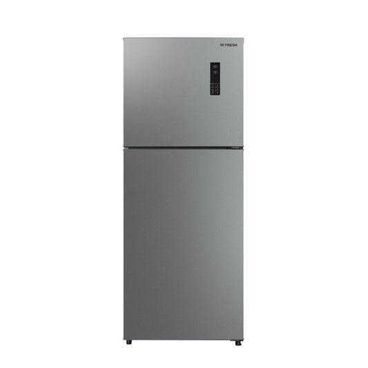 ثلاجة بفريزر علوي فريش ، سعة 471 لتر ، نوفروست ، لا ، فضي - FNT-MS580MWG