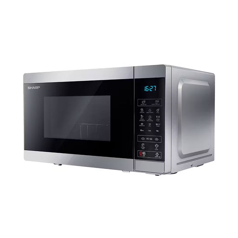 ميكرويف بشواية شارب ، سعة 25 لتر ، فضي - R-250MGR-SL2