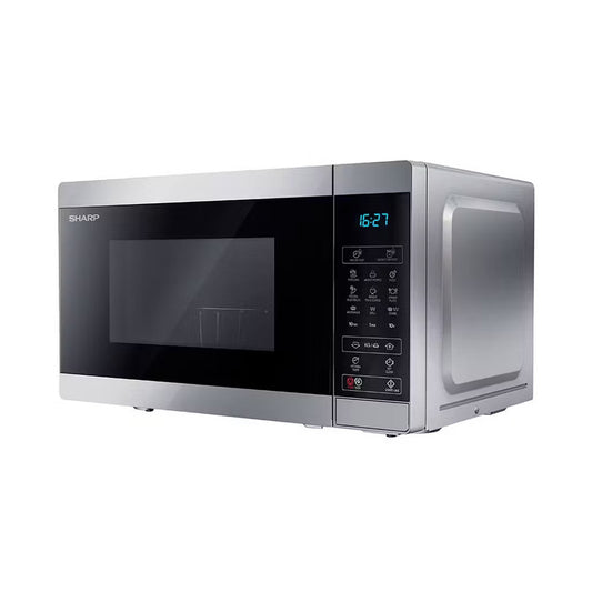 ميكرويف بشواية شارب ، سعة 25 لتر ، فضي - R-250MGR-SL2