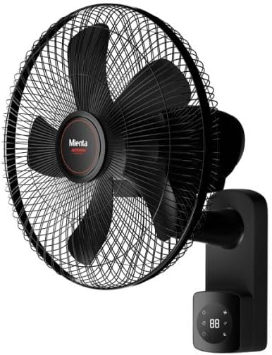 مروحة حائط ميانتا ، مقاس 18 بوصة ، أسود - WF50438A