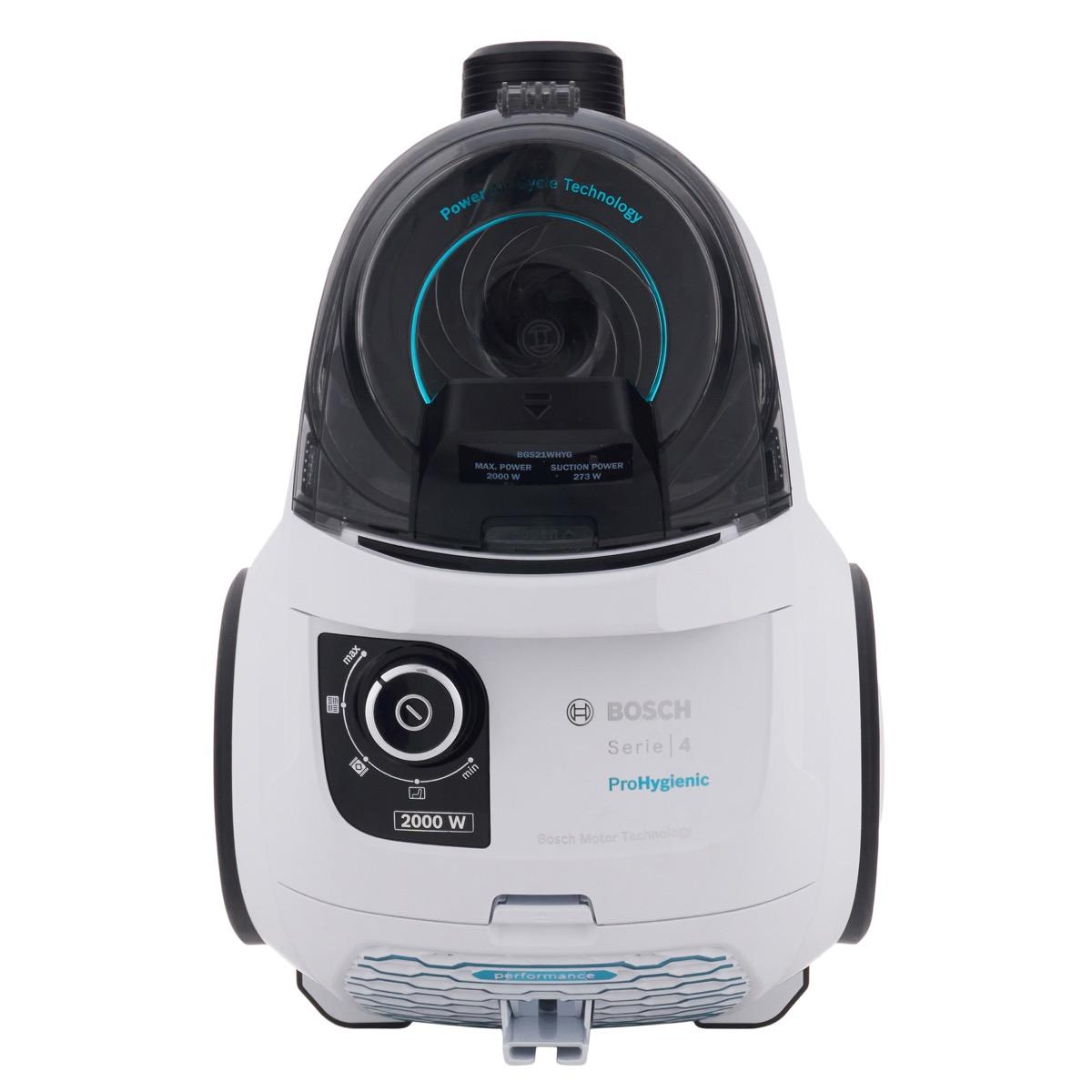 Bosch Series 4 Bagless Vacuum Cleaner, White - BGS21WHYG