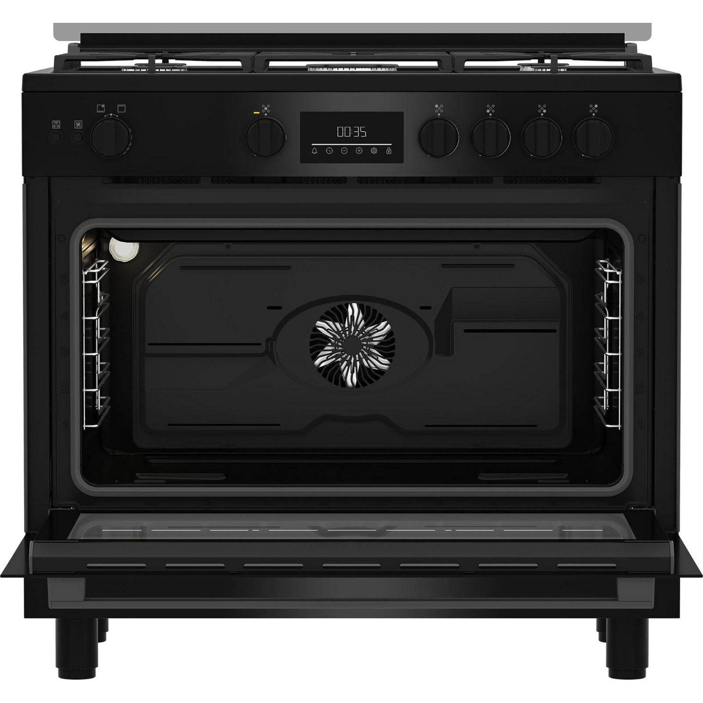 بوتاجاز غاز بيكو ، عدد 5 شعلة ، اسود - BGGR 11225 GB