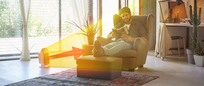 دفاية كهرباء ديلونجي ، 2000 وات ، ابيض وازرق - HFS50B20-AV