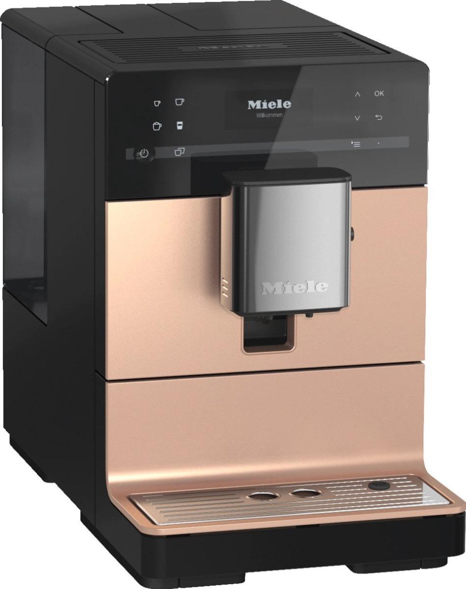 Miele Coffee Machine CM 5510 Silence, 2 Cup Capacity, Black and Rose Gold