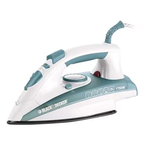 مكواة بخار بلاك اند ديكر ، ابيض وازرق - X1750-B5