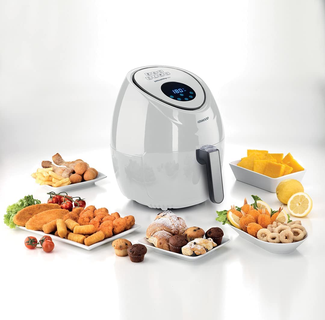 ايR فراير كينوود ، سعة 3.8 لتر ، 1500 واط ، ابيض - HFP30WH