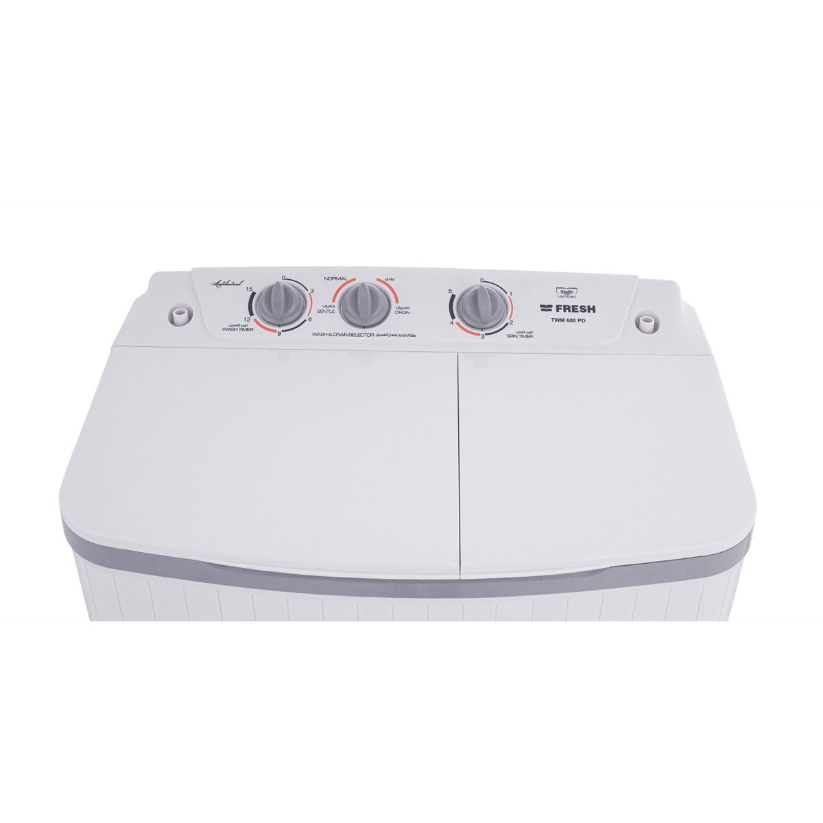 غسالة فوق اوتوماتيك فريش TWM600PD ، سعة 6 كجم ، ابيض