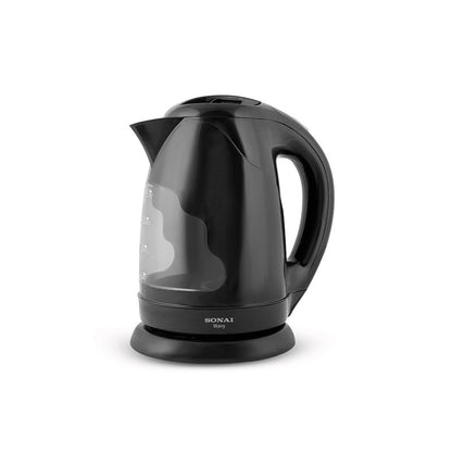 Sonoai Wavy Electric Kettle Plastic Sonoai Wavy, 1.7L Capacity, 2200W, Black - MAR3970