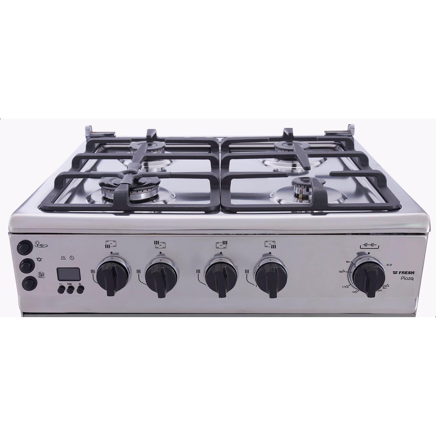 بوتجاز غاز فريش Plaza 3440 ، عدد 4 شعلة ، ستانلس ستيل - 3440