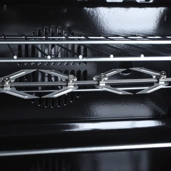 بوتاجاز غاز فريش Hummer ، عدد 5 شعلة ، اسود وفضي