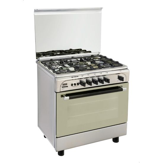 بوتاجاز غاز فريش Moderno 7530 ، عدد 5 شعلة ، ستانلس ستيل
