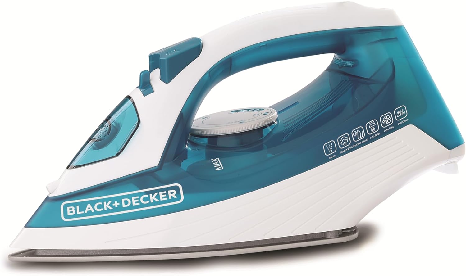 مكواة بخار بلاك اند ديكر ، ابيض واخضر - X1575-B5
