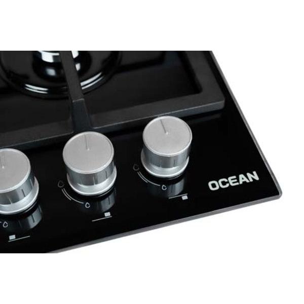 بوتاجاز بلت ان مسطح غاز اوشن - OGGHF 64 NI PRO SV, اسود, 4, 60 سم