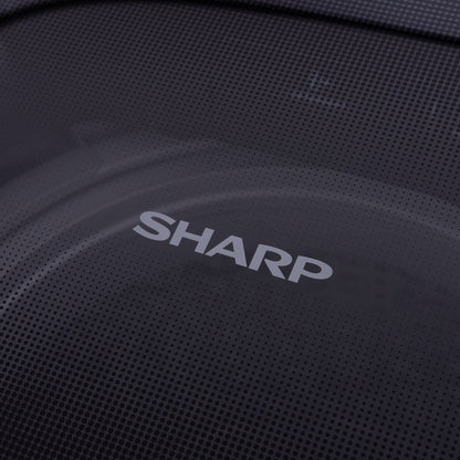 غسالة فوق اتوماتيك شارب ES-TN09GDSP ، سعة 9 كجم ، اسود