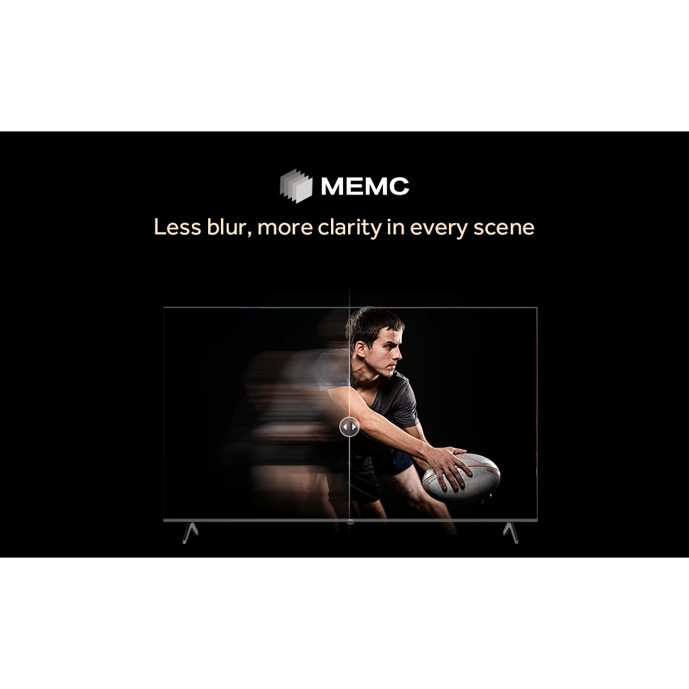 تلفزيون سمارت هاير ، مقاس 50 بوصة ، ليد ، دقة 4K UHD ، ببريسفر داخلي - H50K80EU