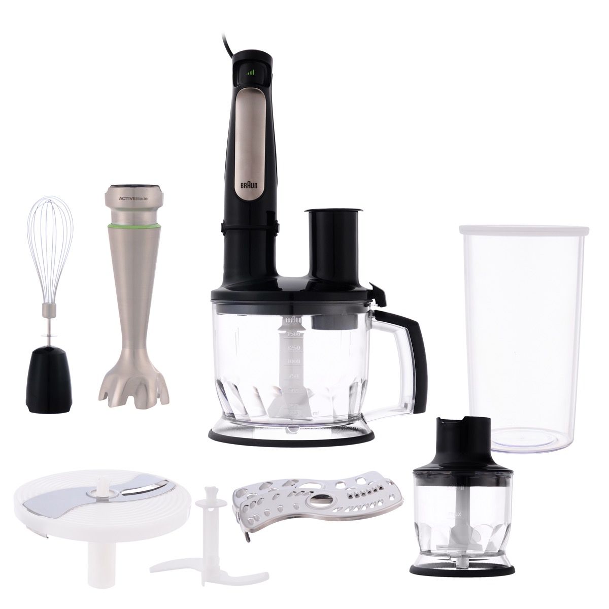 Braun MultiQuick Hand Blender, Silver and Black - MQ7085